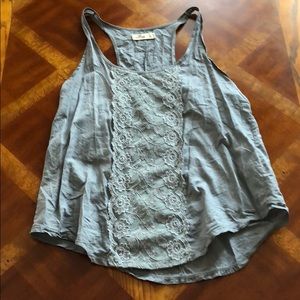 Hollister lace detail tank top - Size L